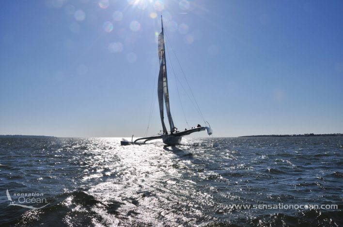 Sensation Océan fond écran trimaran