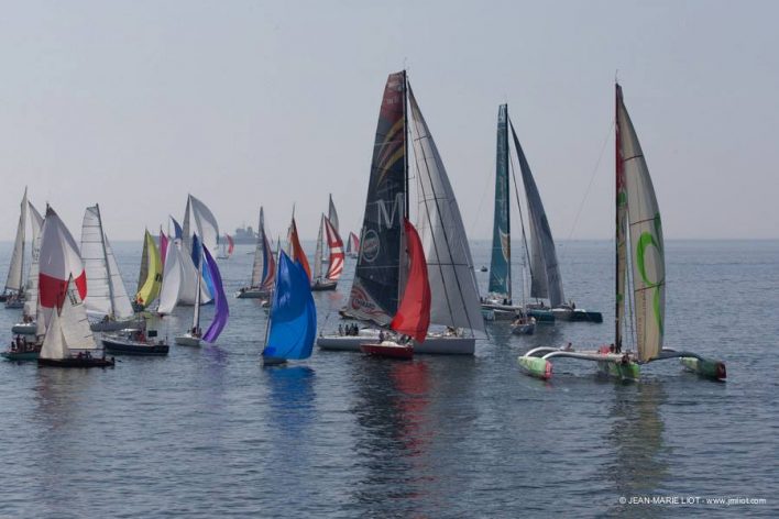 L'IMOCA de Sensation Océan au départ de La Grand Large 2013 - © JM Liot