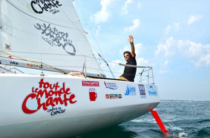 Aymeric Belloir - Entraînement Mini transat 2013