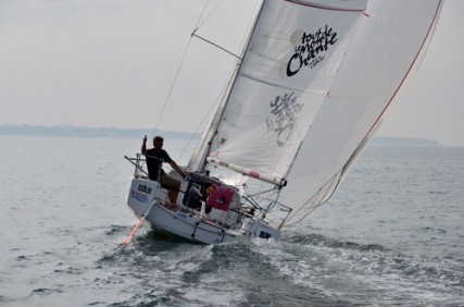 Aymeric Belloir - Entraînement Mini transat 2013