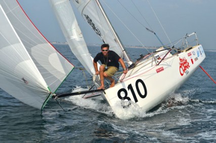 Aymeric Belloir - Entraînement Mini transat 2013