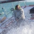 Alain Gautier à bord de GENERALI pour la solitaire du Figaro 2014