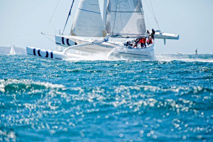 Trimaran Sensation Océan en navigation au large de Groix - © Sealaunay