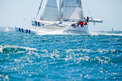 Trimaran Sensation Océan en navigation au large de Groix - © Sealaunay