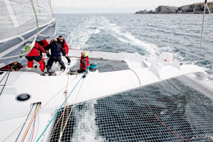 Trimaran Sensation Océan en navigation au large de Groix - © Sealaunay